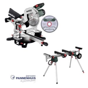 Metabo KGS 254 M Set + 2de zaagblad + onderstel KSU 251