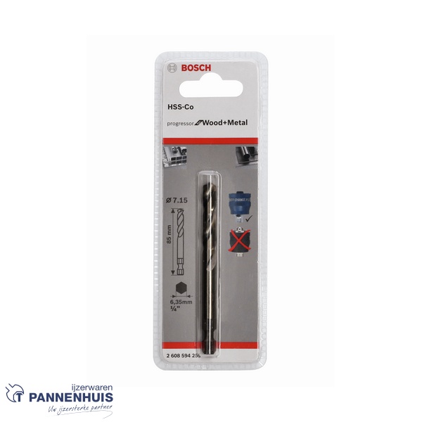 Bosch Centreerboor HSS-Co, 7,15 x 85 mm - Afbeelding 2