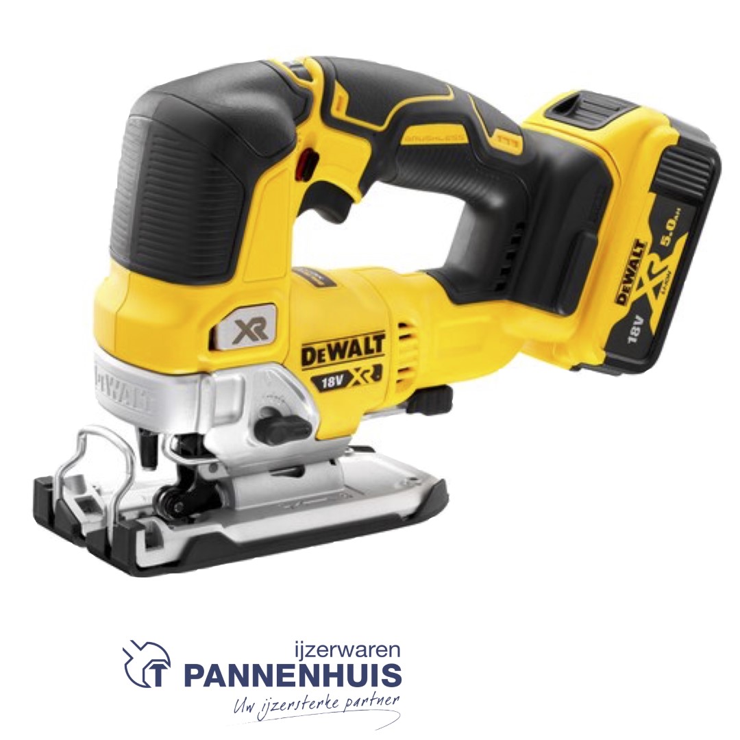 Dewalt DCS334P2 18V XR Brushless Decoupeerzaag 2x 5.0Ah in TSTAK koffer - Afbeelding 2