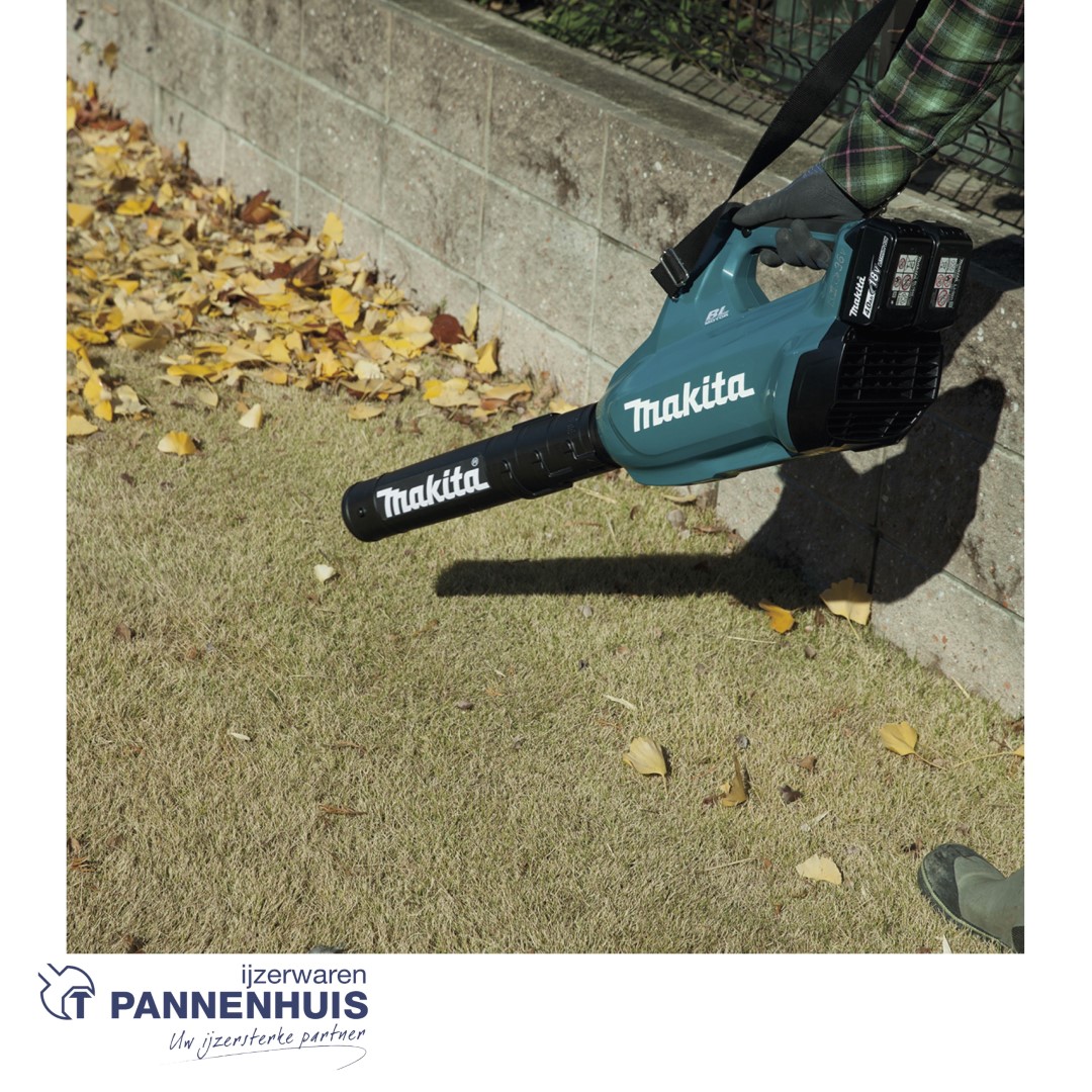 Makita DUB362TX1 Accu bladblazer LXT 2x18V 13,4 m³/min + 4x BL1850 + 1x DC18RD - Afbeelding 2