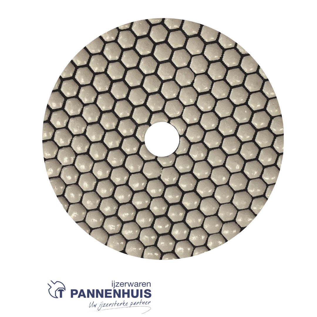 Carat Polijstpad BUFF White 125mm droog
