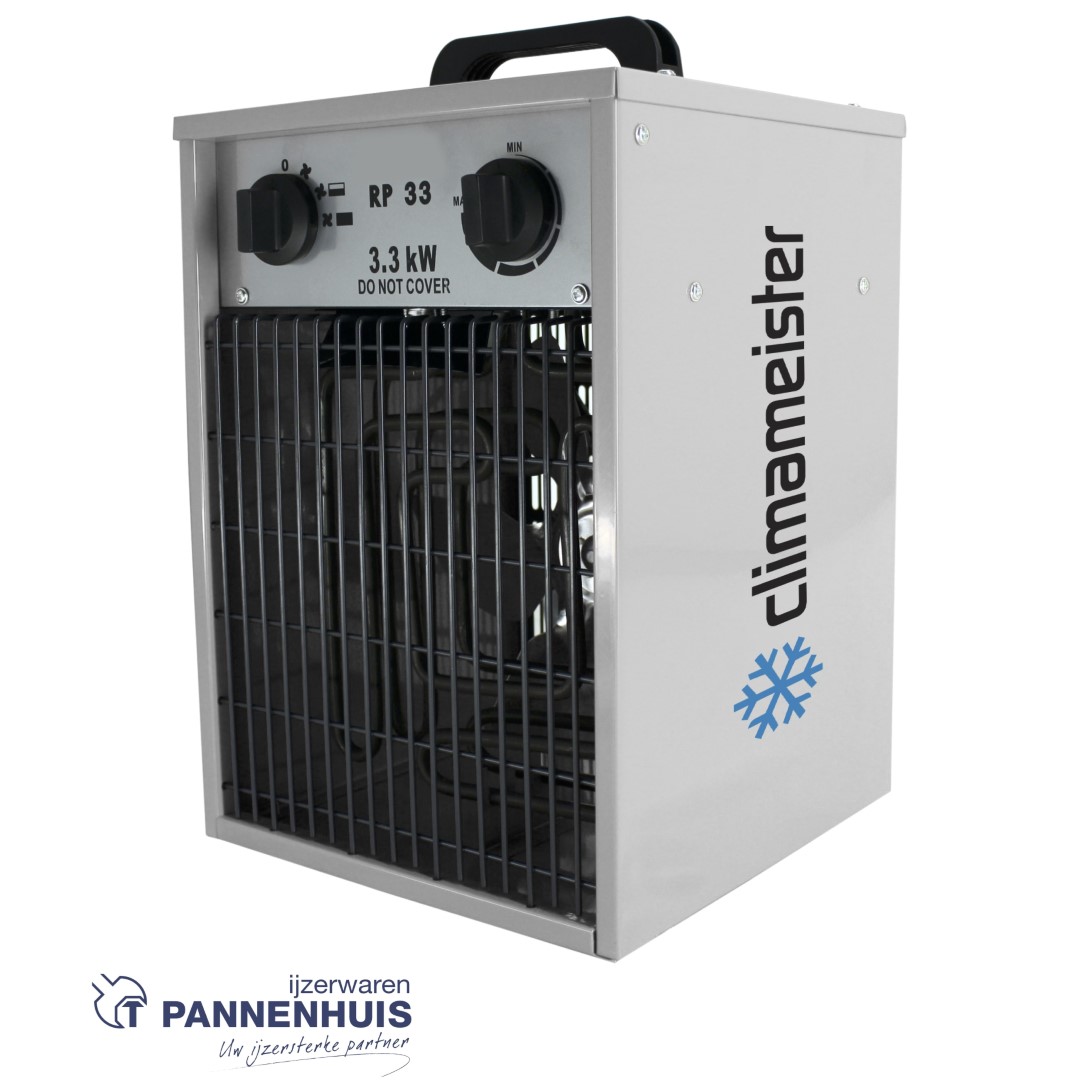 Climameister draagbare elektrische verwarmer RP 33 1420-2840 kCal/u