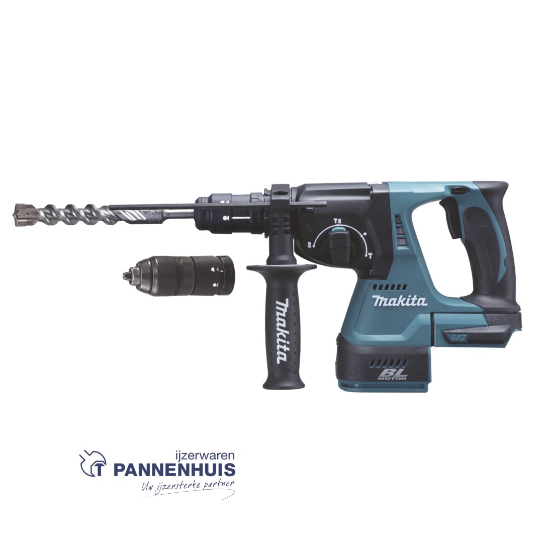 Makita DHR243Z Accu SDS+ combihamer 24mm LXT 18V body in doos