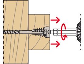 fischer montage tool en bit voor stelschroef FAFS - Afbeelding 5
