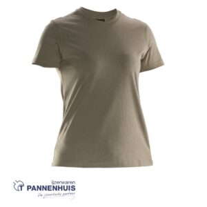 Jobman 5265 Dames T-SHIRT khaki XL