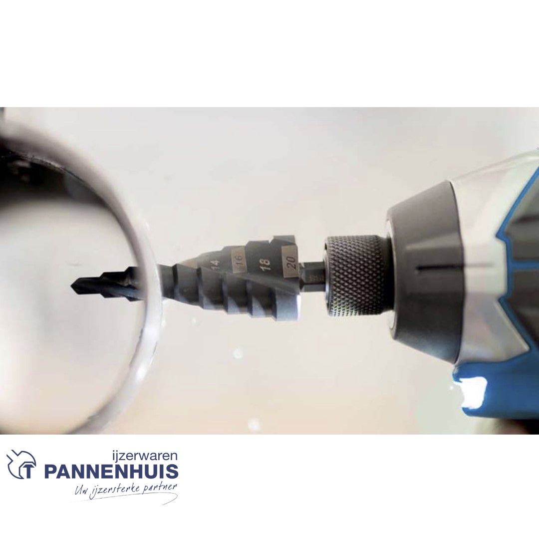 Izar Spiraaltrapboor capaciteit 4-20mm HSSE met zeskantschacht DIN E6.3 / 1622 - Afbeelding 2
