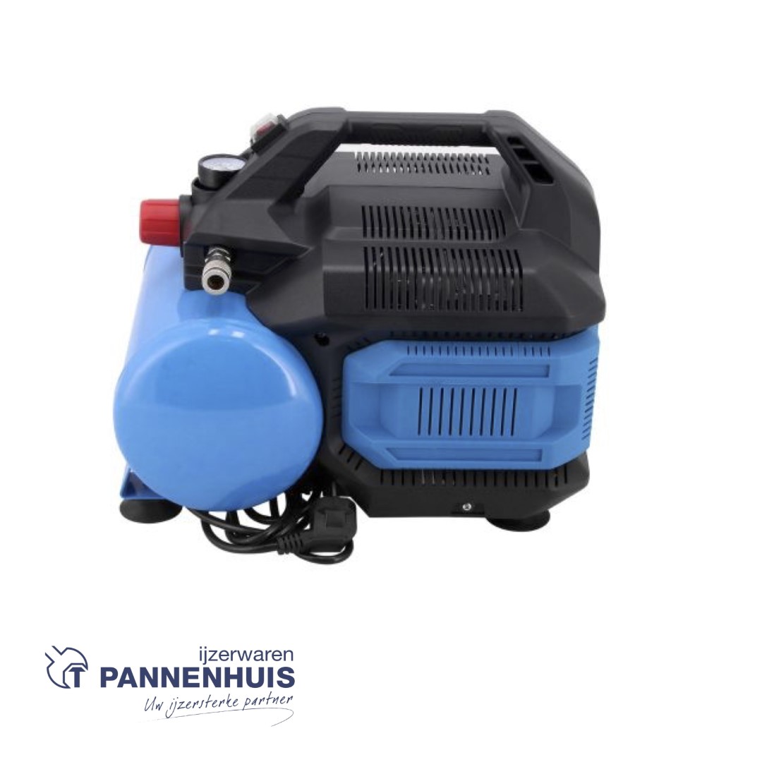 Airpress Stille olievrije compressor LMO 6-126 8 bar 1 pk / 0.75 kW 88 l/min 6 l - Afbeelding 3