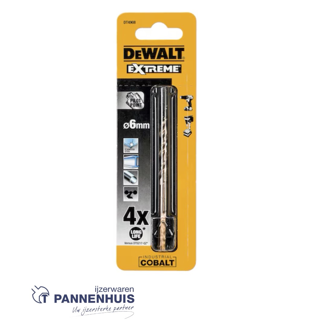 Dewalt Cobaltboor industrial 6,0mm DT4908 - Afbeelding 2