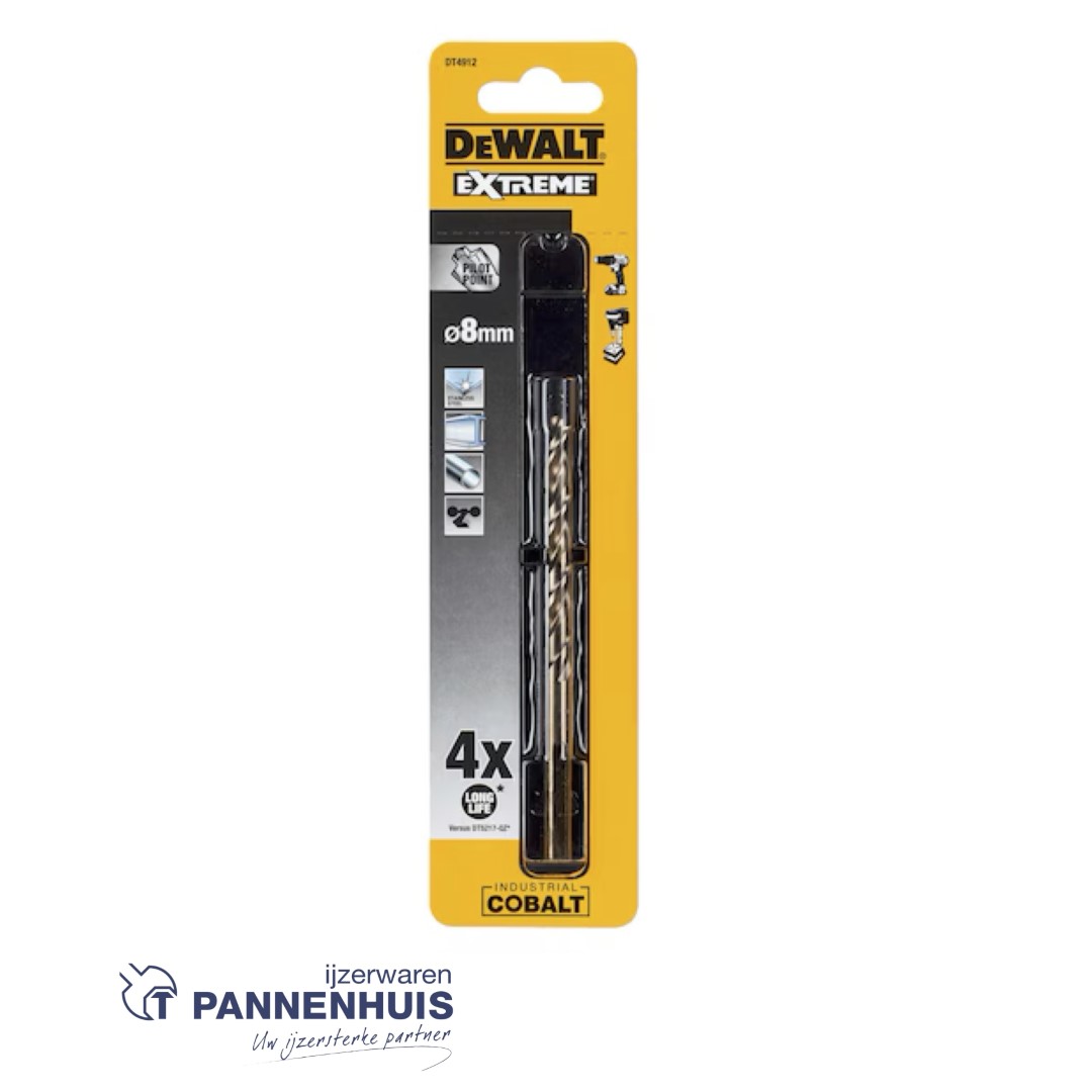 Dewalt Cobaltboor industrial 8,0mm DT4912 - Afbeelding 2
