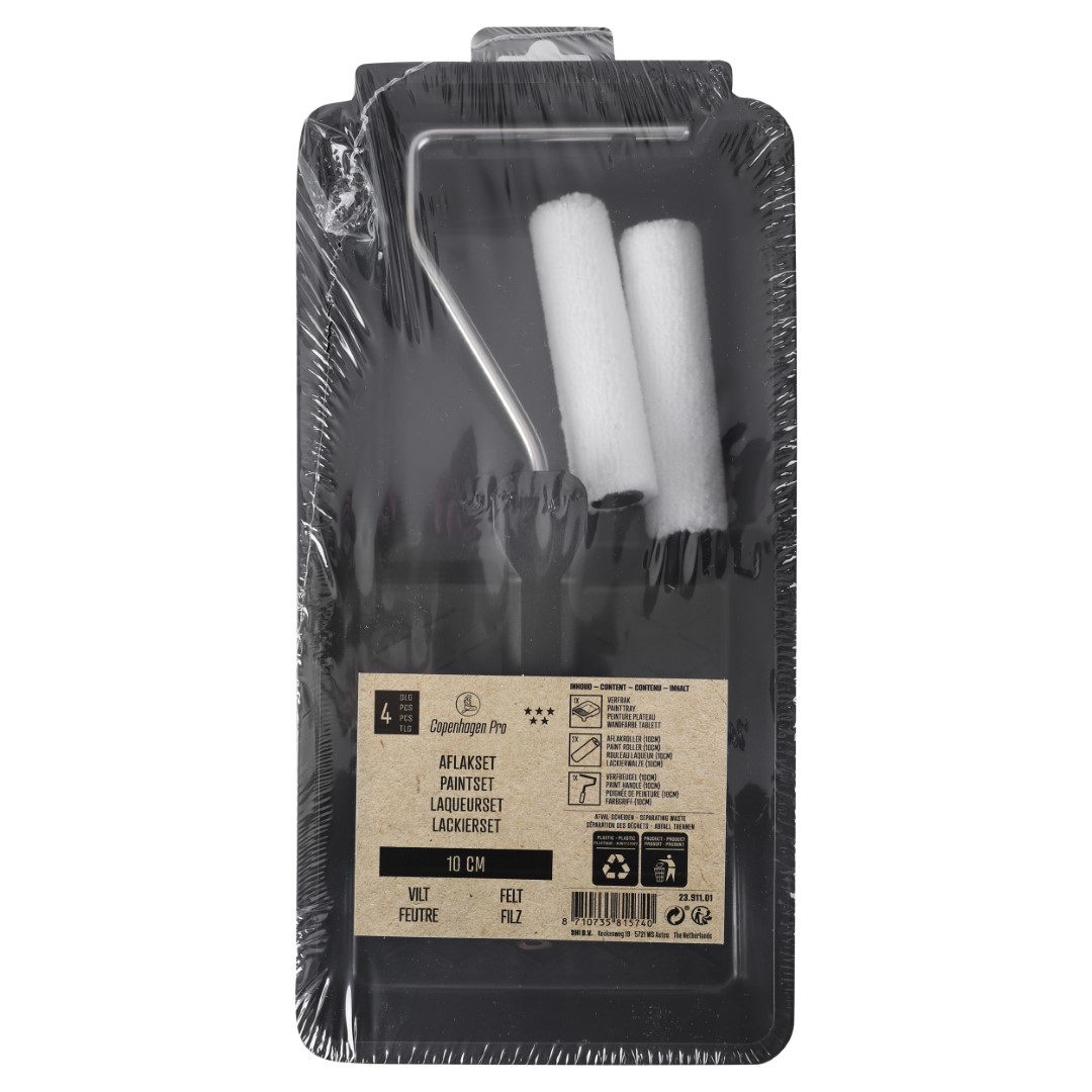 Copenhagen Pro aflakset 4-delig - vilt - 10 cm - 5 mm vacht - Afbeelding 2