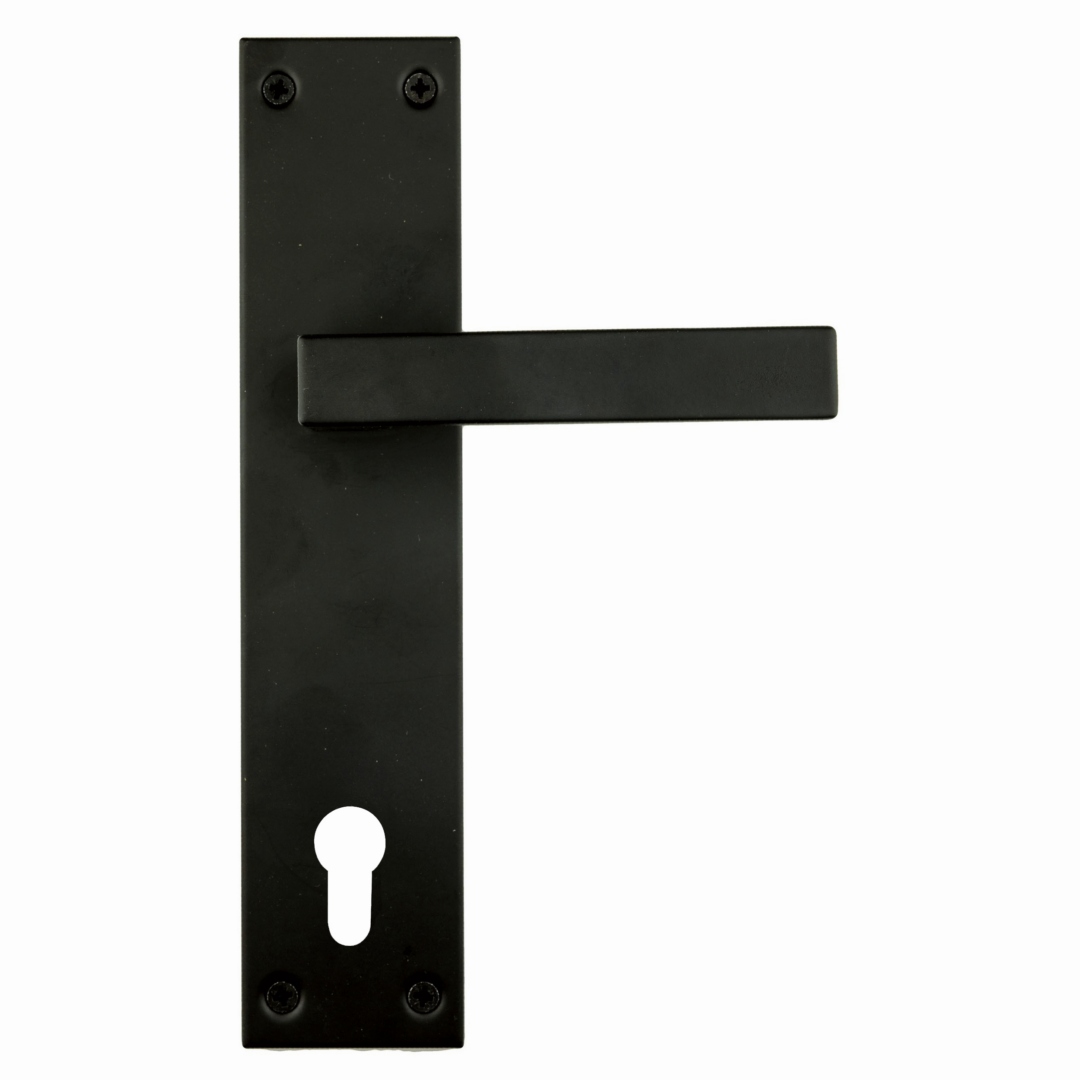 Deurkruk Pro COSMIC Zwart Plaat+CYL 110MM