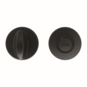 WC garnituur rond Klikrozas 45MM ZWART
