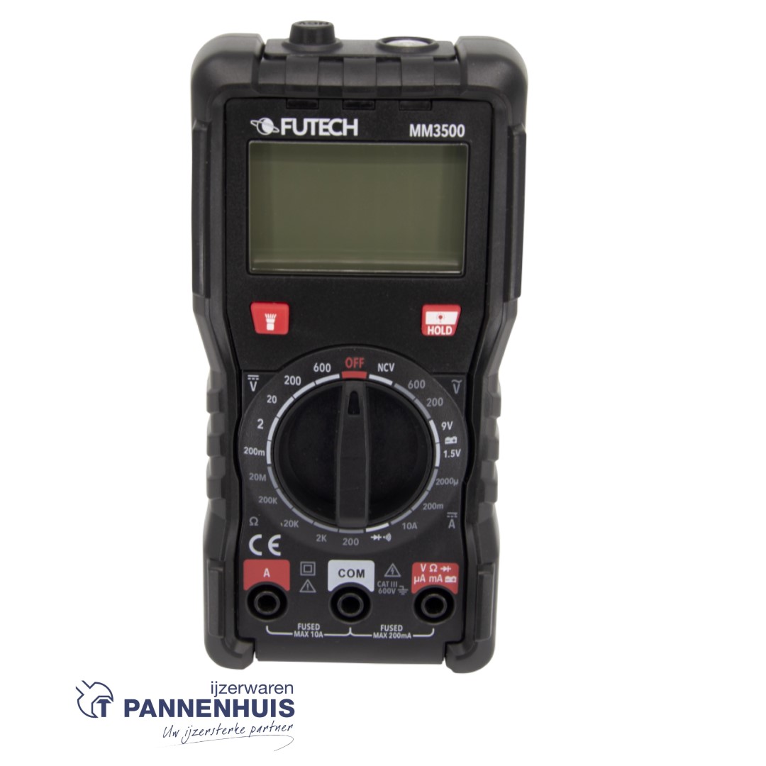 Futech Multimeter MM3500 - CAT III 600V - Afbeelding 4