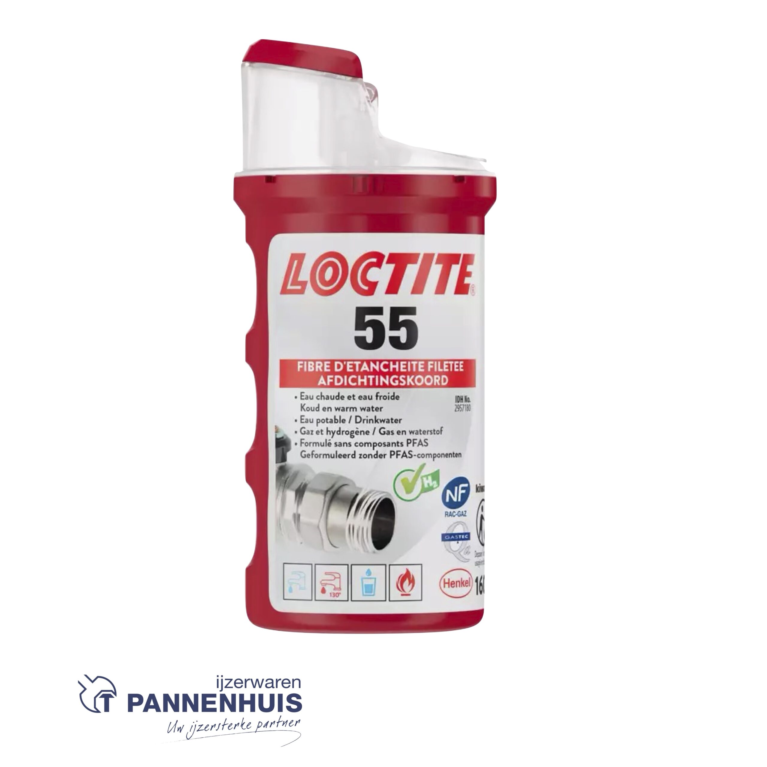 LOCTITE 55 160M Afdichtingskoord metalen/kunststof schroefdraden