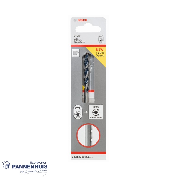 Bosch Betonboor CYL-5, 6 x 50 x 100 mm - Afbeelding 2