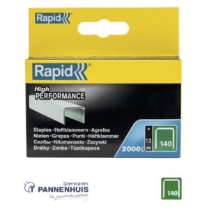Rapid Nr. 140 vlakdraadnieten 12 mm (2000 st)