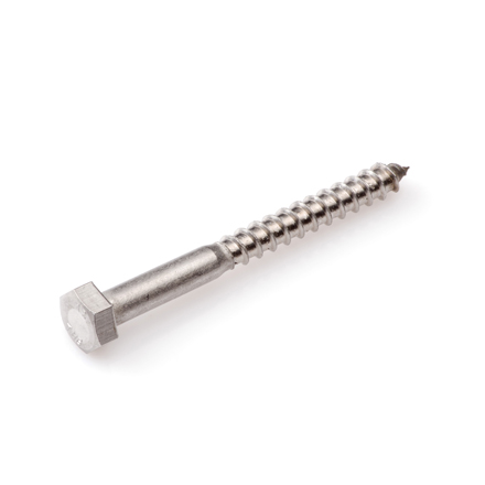 houtdraadbout 8x 60 inox A2 din 571 (100st)
