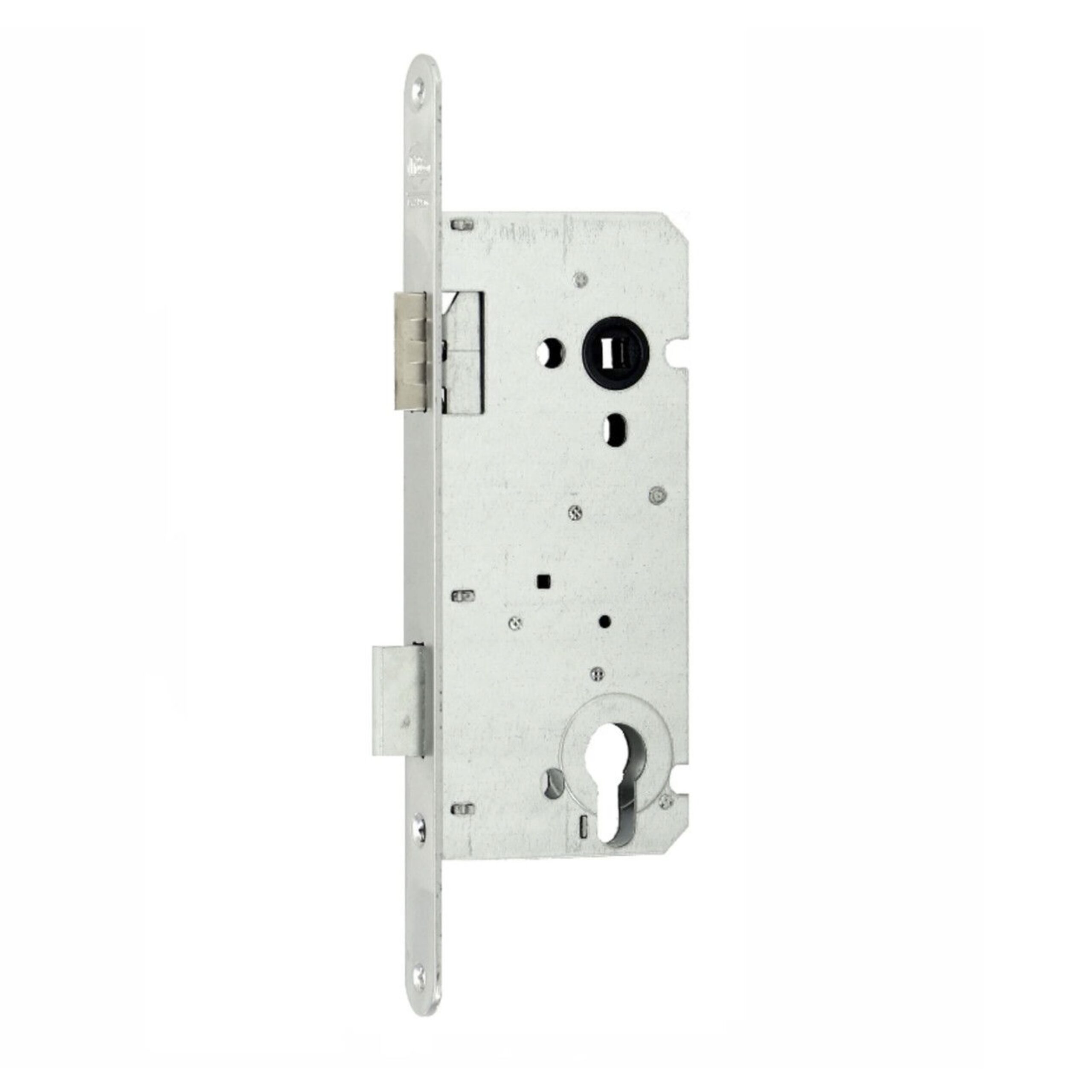Litto cilinderslot A265321 60 mm as 110mm afgerond Inox look L/R