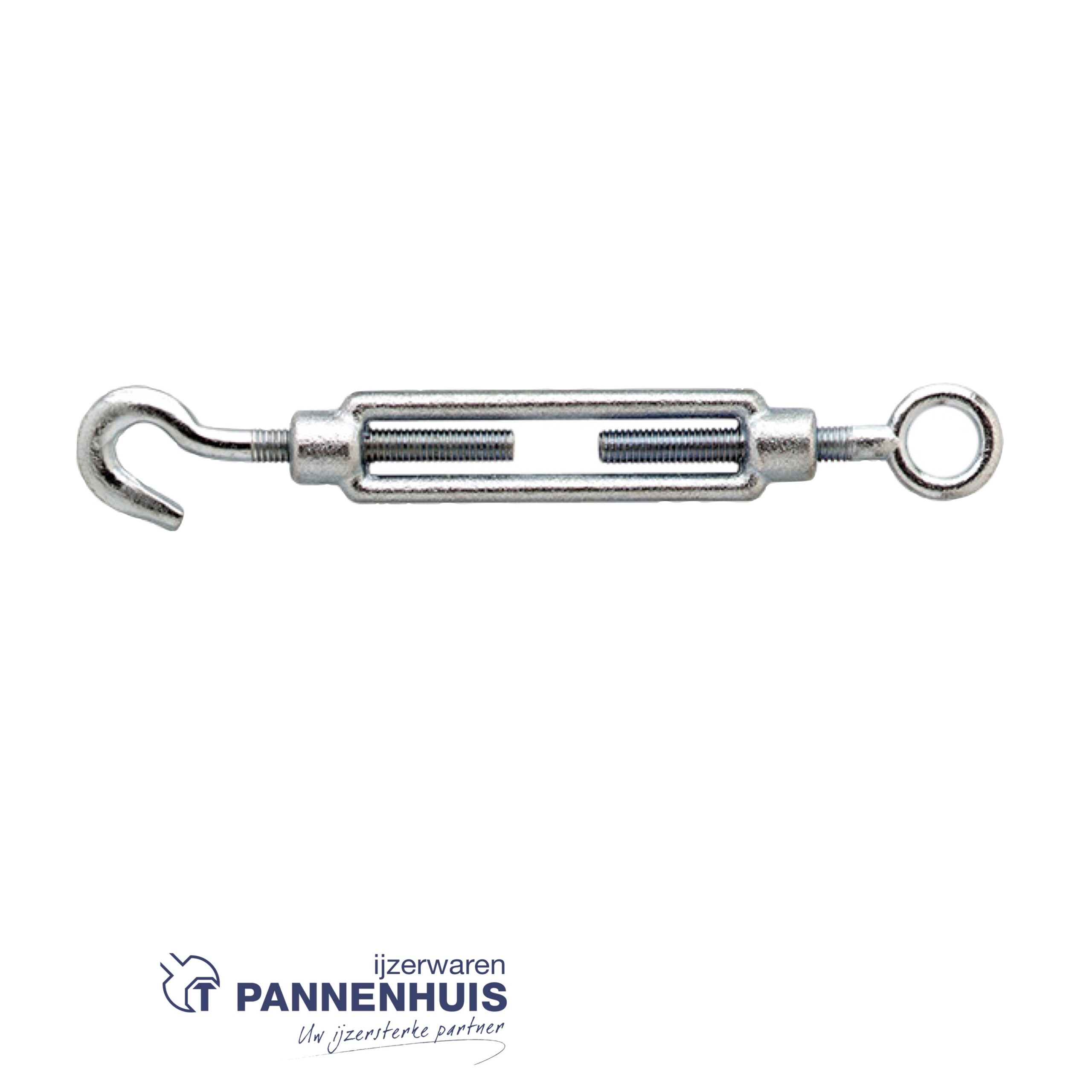 kabelspanner Haak-Oog 6 mm verzinkt