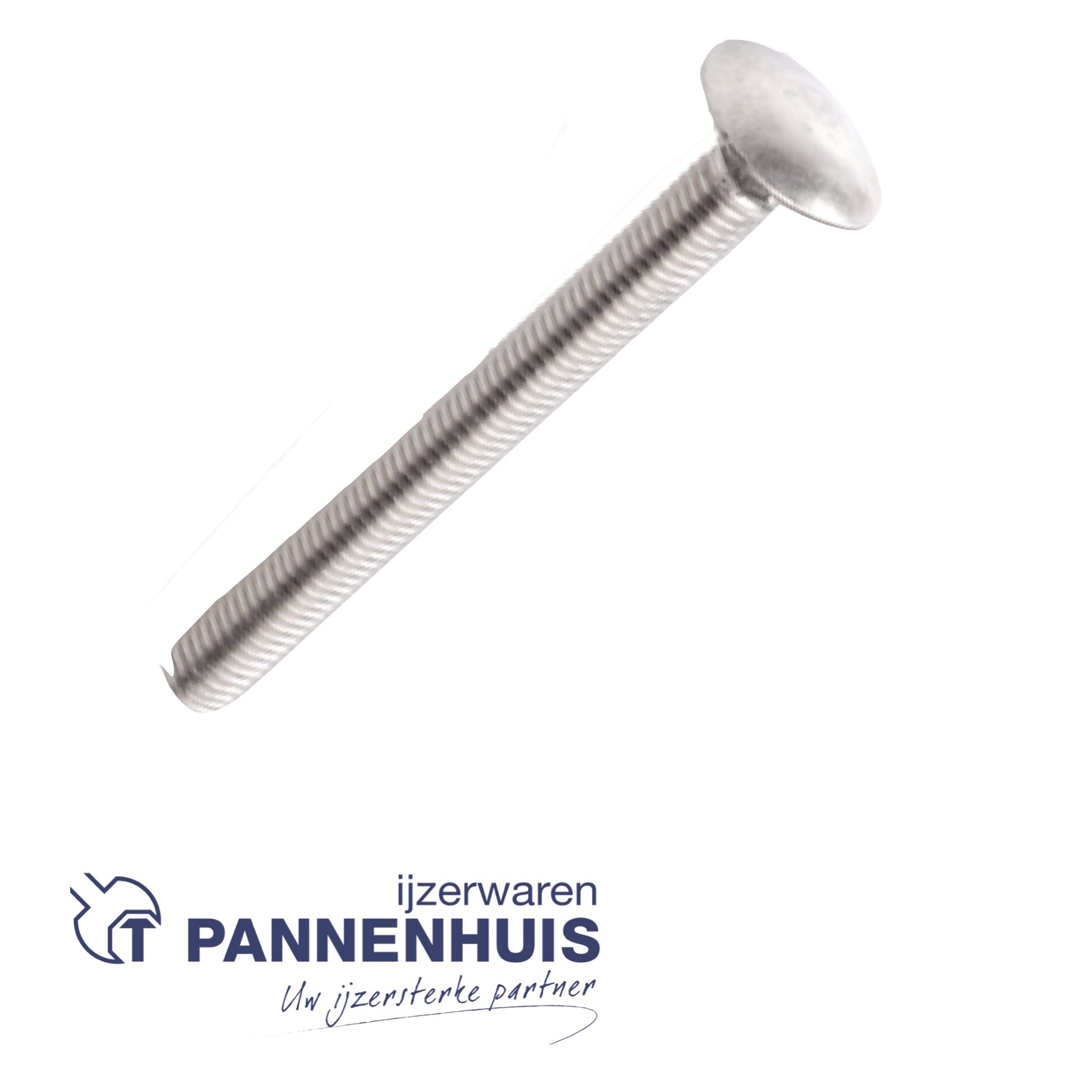 Houtbout Din 603 M 8x 90 inox A2 (25st)