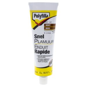 Polyfilla Snelplamuur 200 Gr. (hout, metaal en polyester.)