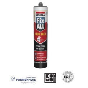 Soudal Fix All High Tack Zwart 290 mL