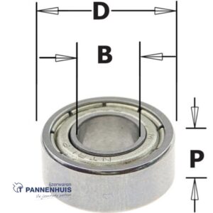 CMT Standaard kogellager D=13x6 P=5