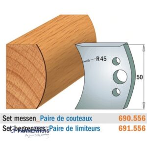 CMT Profielmessen I=50x4mm 2 stuks nr.556