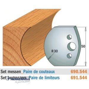 CMT Profielmessen I=50x4mm 2 stuks nr.544