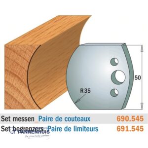 CMT Profielmessen I=50x4mm 2 stuks nr.545