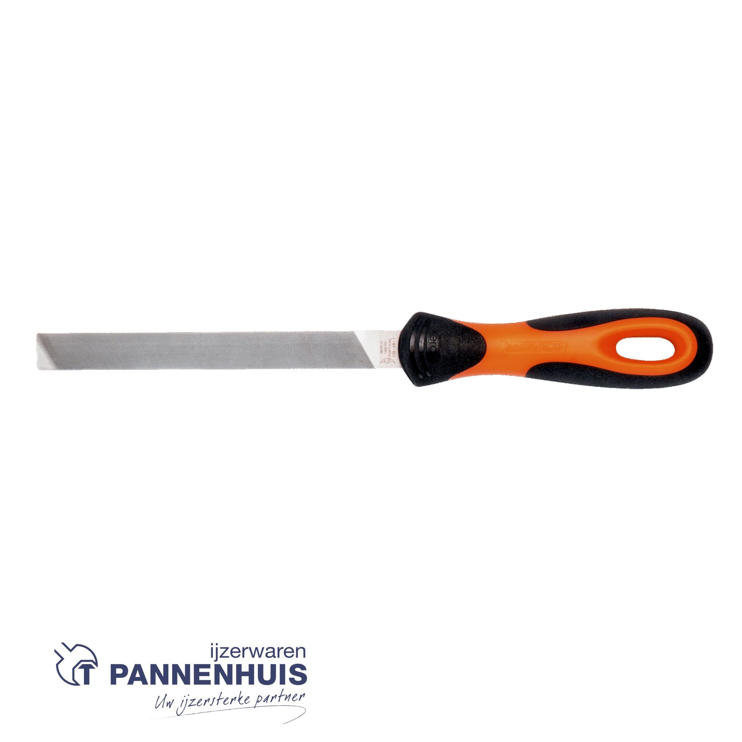 Bahco Molenzaagvijl met hecht met 1 ronde zijkant basterd 8" 200 mm - Afbeelding 3