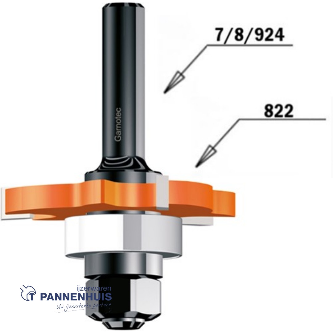 CMT Spindel zonder kogellager D=M8 x 26mm L=61 S=8 - Afbeelding 3