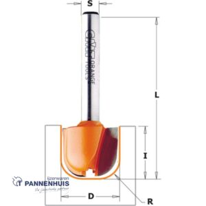 CMT Houten vaatwerk frees HW D=19x16mm R=6,4 L=54 S=8 Z2