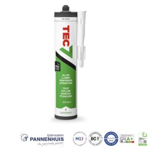 Tec7 lijmen en monteren Grijs - patroon 310ML
