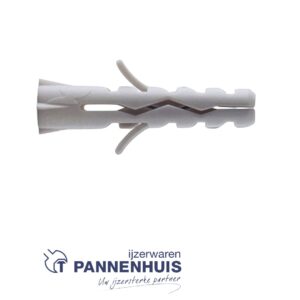 Ivana universele plug 6mm 100 stuks