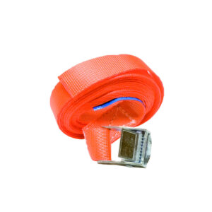 Ivana spanband oranje met klem 25mm 7mtr 250kg