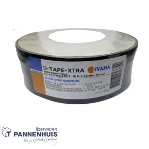 Ivana D-tape extra 50mm x 50m zwart