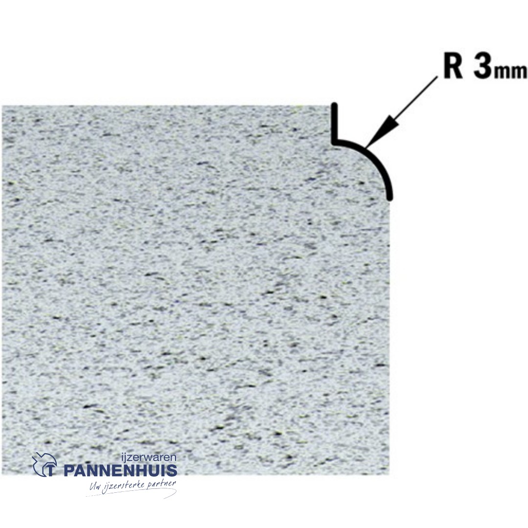 CMT Holle radiusfrees zonder opstaande kant, HW D=18,7 x 12.7mm R=3 L=53 S=8 Z2 - Afbeelding 3