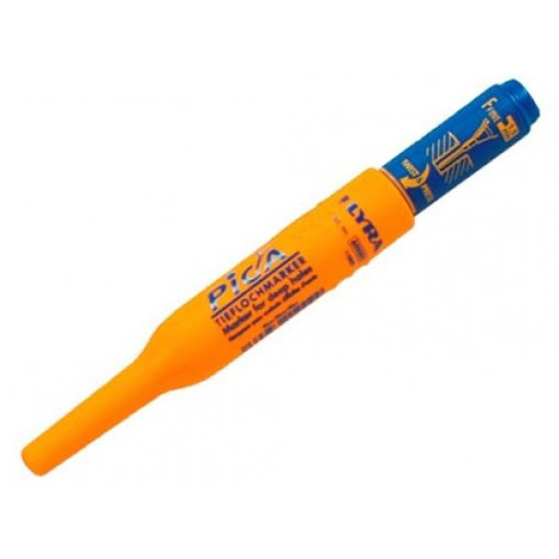 LYRA PICA Deep hole marker, merkstift voor diepe gaten blauw - Afbeelding 2