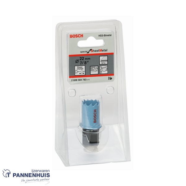 Bosch PRO Sheet Metal PC Plus gatzaag, 22 mm - Afbeelding 2