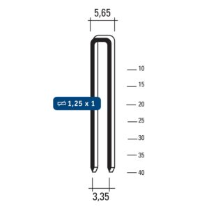 Carat 90 nieten 40mm 3.000st (SX)