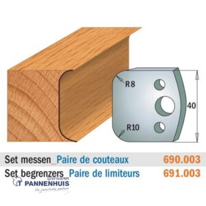 CMT Profielmessen I=40x4mm 2 stuks nr.003