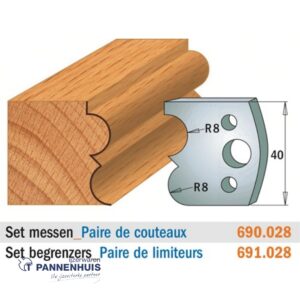 CMT Profielmessen I=40x4mm 2 stuks nr.028
