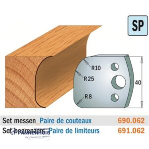 CMT Profielmessen I=40x4mm 2 stuks nr.062