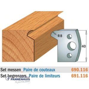 CMT Profielmessen I=40x4mm 2 stuks nr.116