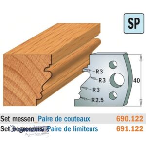 CMT Profielmessen I=40x4mm 2 stuks nr.122