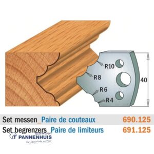 CMT Profielmessen I=40x4mm 2 stuks nr.125