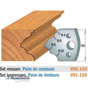 CMT Profielmessen I=40x4mm 2 stuks nr.126