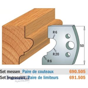 CMT Profielmessen I=50x4mm 2 stuks nr.505
