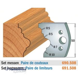 CMT Profielmessen I=50x4mm 2 stuks nr.508